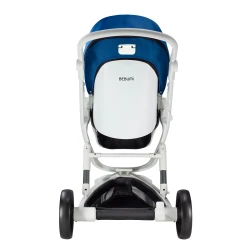 Carucior Bebumi Space Eco 2 in 1, White-Blue flexmag.md