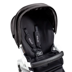 Carucior Bebumi Space Eco 2 in 1, White-Gabardine Black flexmag.md