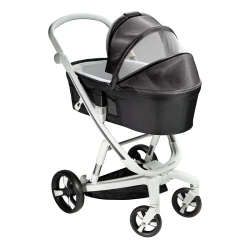 Carucior Bebumi Space Eco 2 in 1, White-Gabardine Black flexmag.md