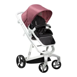 Коляска Bebumi Space Eco 2 в 1, бело-розовая габардин flexmag.md