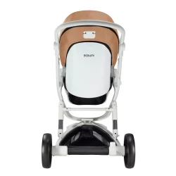 Carucior Bebumi Space Eco 2 in 1, White-Gold flexmag.md