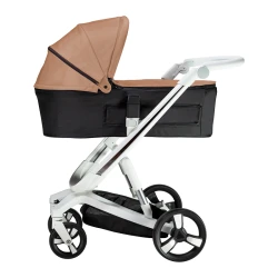 Коляска Bebumi Space Eco 2 в 1, бело-золотая flexmag.md