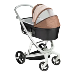 Carucior Bebumi Space Eco 2 in 1, White-Gold flexmag.md