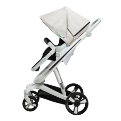 Carucior Bebumi Space Eco 2 in 1, White-Gray Light flexmag.md