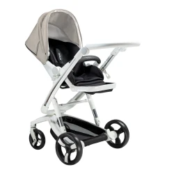 Carucior Bebumi Space Eco 2 in 1, White-Gray Light flexmag.md