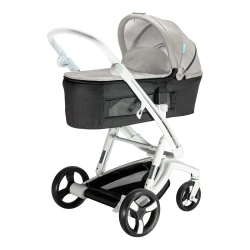 Carucior Bebumi Space Eco 2 in 1, White-Gray Light flexmag.md