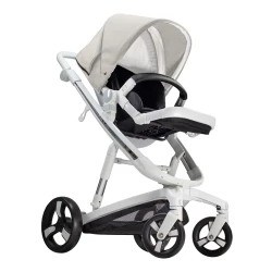 Carucior Bebumi Space Eco 2 in 1, White-Gray Light flexmag.md