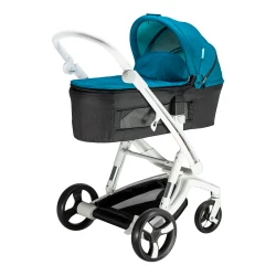 Carucior Bebumi Space Eco 2 in 1, White-Green flexmag.md