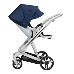 Carucior Bebumi Space Eco 2 in 1, White-Navy flexmag.md