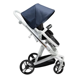 Carucior Bebumi Space Eco 2 in 1, White-Navy flexmag.md