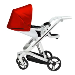 Carucior Bebumi Space Eco 2 in 1, White-Red flexmag.md