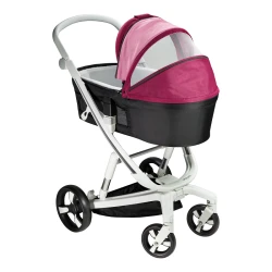 Коляска Bebumi Space Eco 2 в 1, White-Ruby flexmag.md