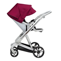 Коляска Bebumi Space Eco 2 в 1, White-Ruby flexmag.md