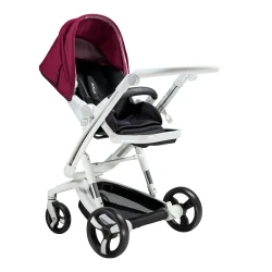 Коляска Bebumi Space Eco 2 в 1, White-Ruby flexmag.md