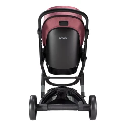 Carucior Bebumi Space Eco, Black-Gabardine Pink flexmag.md