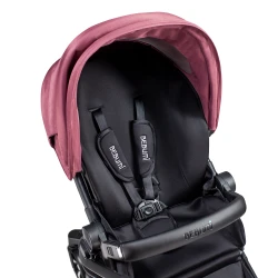 Carucior Bebumi Space Eco, Black-Gabardine Pink flexmag.md