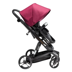 Коляска Bebumi Space Eco, Black-Ruby flexmag.md