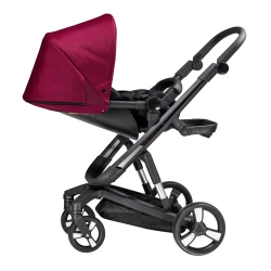 Коляска Bebumi Space Eco, Black-Ruby flexmag.md