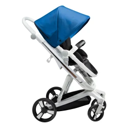Carucior Bebumi Space Eco, White-Blue flexmag.md