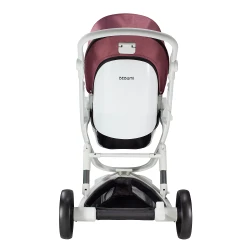 Carucior Bebumi Space Eco, White-Gabardine Pink flexmag.md