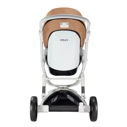 Carucior Bebumi Space Eco, White-Gold flexmag.md