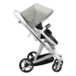Carucior Bebumi Space Eco, White-Gray flexmag.md