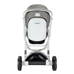 Carucior Bebumi Space Eco, White-Gray flexmag.md
