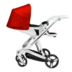 Carucior Bebumi Space Eco, White-Red flexmag.md