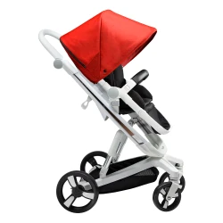 Carucior Bebumi Space Eco, White-Red flexmag.md