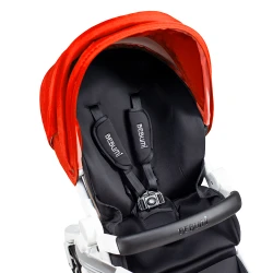 Carucior Bebumi Space Eco, White-Red flexmag.md