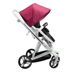 Carucior Bebumi Space Eco, White-Ruby flexmag.md