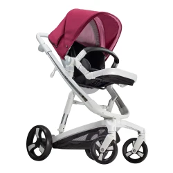 Carucior Bebumi Space Eco, White-Ruby flexmag.md
