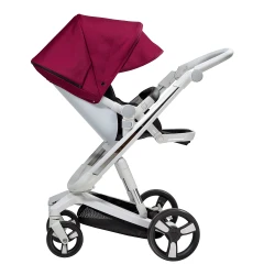 Carucior Bebumi Space Eco, White-Ruby flexmag.md