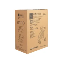 Carucior Caretero Ratio Negru flexmag.md