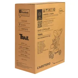 Carucior Caretero Trail Negru flexmag.md