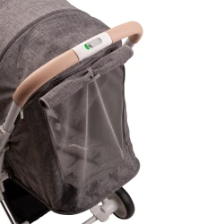 Carucior cu lumini de noapte Bebumi Spotlight, Dark grey flexmag.md