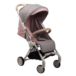 Carucior cu lumini de noapte Bebumi Spotlight, Pink+Grey flexmag.md