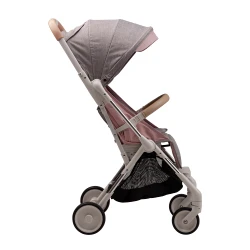 Carucior cu lumini de noapte Bebumi Spotlight, Pink+Grey flexmag.md
