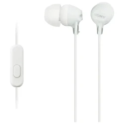 Casti SONY MDR-EX15AP, Alb flexmag.md
