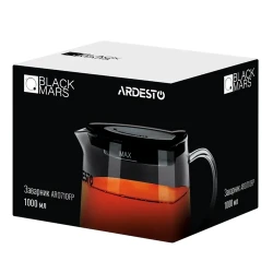 Чайник с инфузиром Ardesto AR0710FP, 1 л, прозрачный flexmag.md