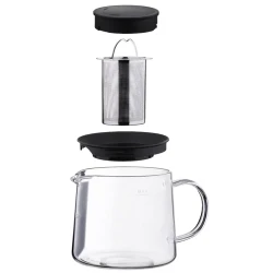 Чайник с инфузиром Ardesto AR0710FP, 1 л, прозрачный flexmag.md
