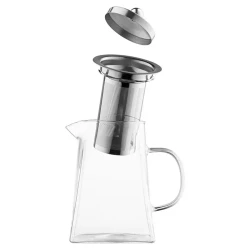 Ceainic cu infuzor Ardesto AR1995GM, 0.95L, Transparent flexmag.md