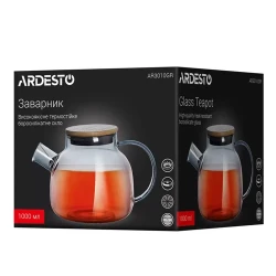 Чайник с инфузиром Ardesto Graphite AR3010GR, 1 л, серый flexmag.md