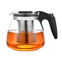 Ceainic cu infuzor CasaMasa 136-C Ginger Negru flexmag.md