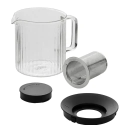 Чайник с инфузиром RESTO 90517, 1 л, черный flexmag.md