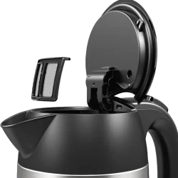Ceainic electric Bosch TWK3P420, Otel Inoxidabil - Negru flexmag.md