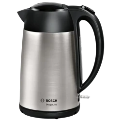 Ceainic electric Bosch TWK3P420, Otel Inoxidabil - Negru flexmag.md