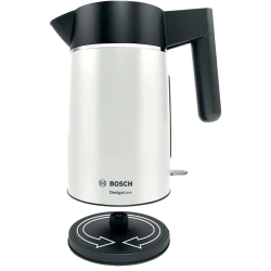 Ceainic electric Bosch TWK5P471, Alb - Negru flexmag.md