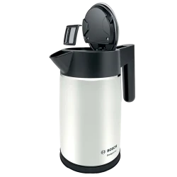 Ceainic electric Bosch TWK5P471, Alb - Negru flexmag.md