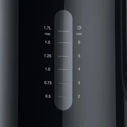 Электрический чайник Braun WK 1100 BK, Черный - Белый flexmag.md